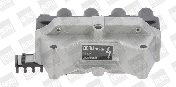 BERU ZS454 Bobina d'accensione 12V, 4a... poli, con cavo d